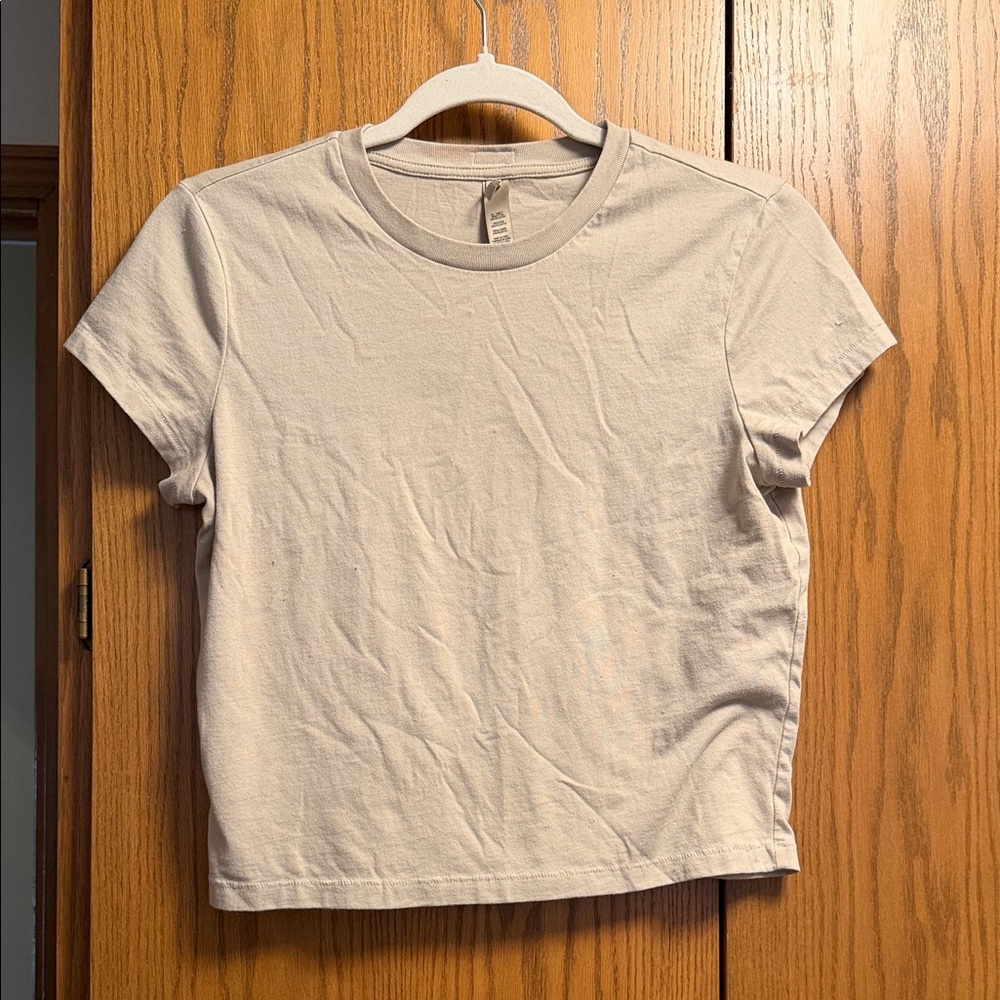 SKIMS Soft Beige Short Sleeve Tee
